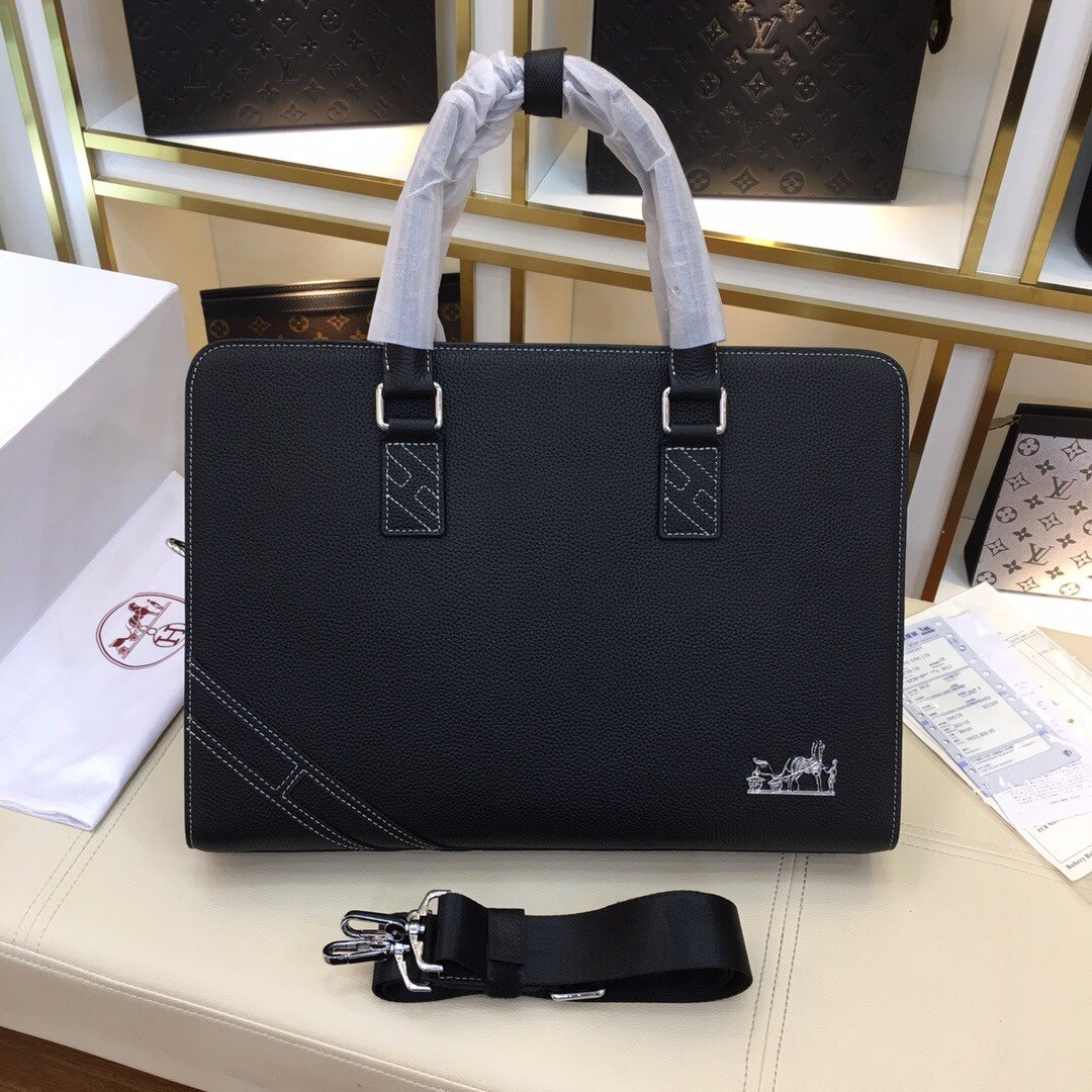 ☆安心☆追跡付 Hermes エルメス ビジネスバッグ 66589-1 メンズ 実物 