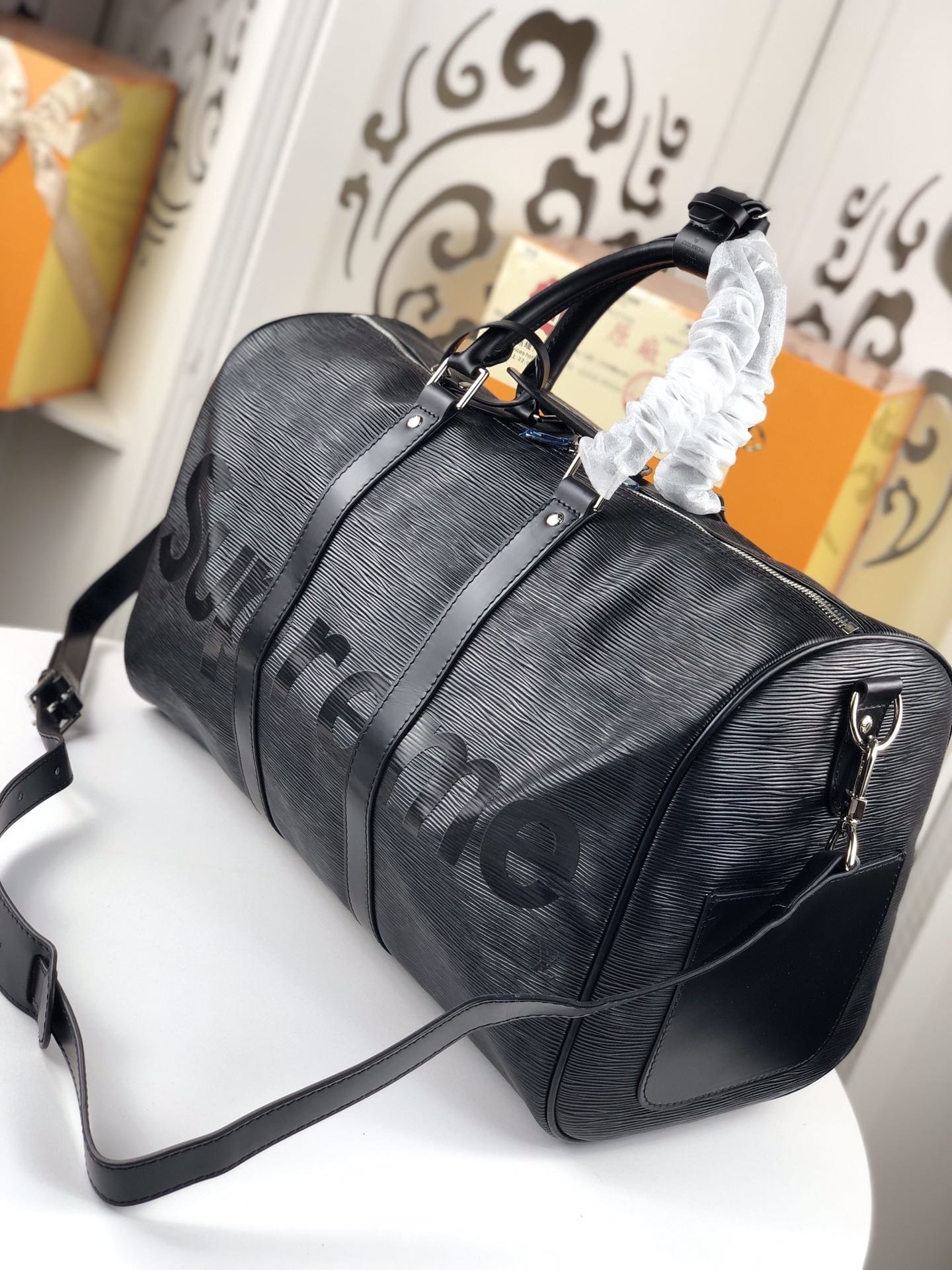 2色!Supreme シュプリーム&ルイヴィトン ボストンバッグ M41418 