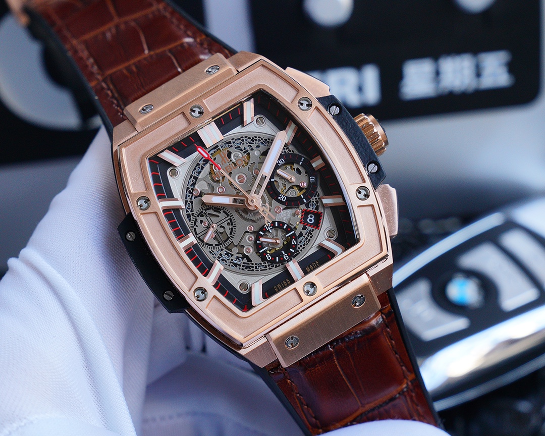 ウブロHUBLOTスーパーコピーブランド腕時計代引き対応安全 Asian 7750搭載 28800振動 ビッグバン GX2001P1800