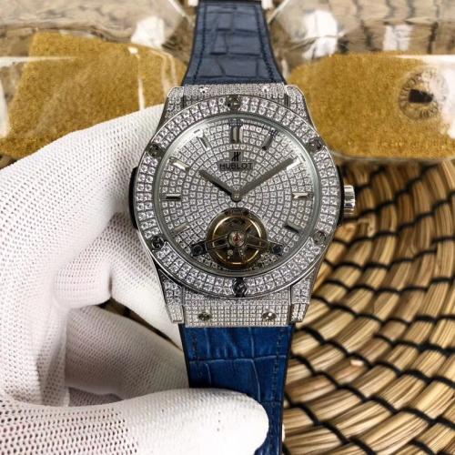 ウブロ（HUBLOTブランドスーパーコピー腕時計代引き対応安全）高品質 メンズ 腕時計 自動巻き時計 ダイヤモンド