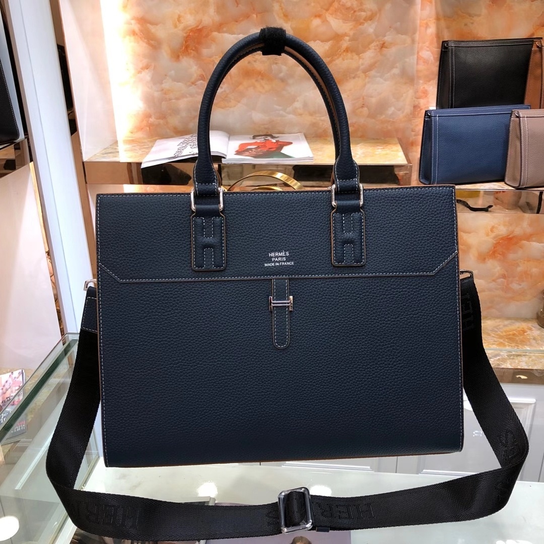 ★安心★追跡付 Hermes エルメス ビジネスバッグ 82363-1 メンズ 2色 実物の写真 超スーパーコピーバッグN品代引き対応国内発送