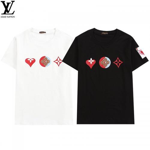 絶大な人気を誇るルイヴィトン Louis Vuitton 半袖 Tシャツ 2色 メンズ/レディース 実物の写真 スーパーコピー代引き対応国内発送後払い送料無料安全必ず届く信用できるサイト