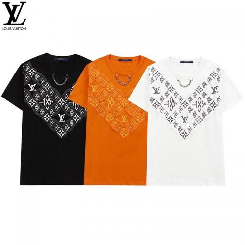 絶大な人気を誇るルイヴィトン Louis Vuitton 半袖 Tシャツ 3色 メンズ/レディース 実物の写真 スーパーコピー代引き対応国内発送後払い送料無料安全必ず届く信用できるサイト