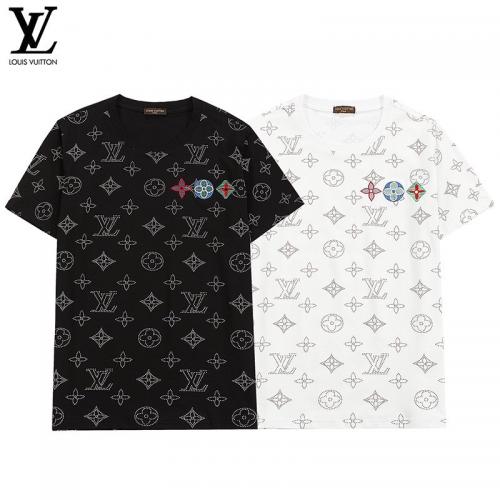 絶大な人気を誇るルイヴィトン Louis Vuitton 半袖 Tシャツ 2色 メンズ/レディース 実物の写真 スーパーコピー代引き対応国内発送後払い送料無料安全必ず届く信用できるサイト