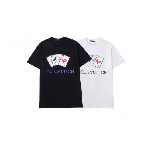 絶大な人気を誇るルイヴィトン Louis Vuitton 半袖 Tシャツ 2色 メンズ/レディース 実物の写真 スーパーコピー代引き対応国内発送後払い送料無料安全必ず届く信用できるサイト