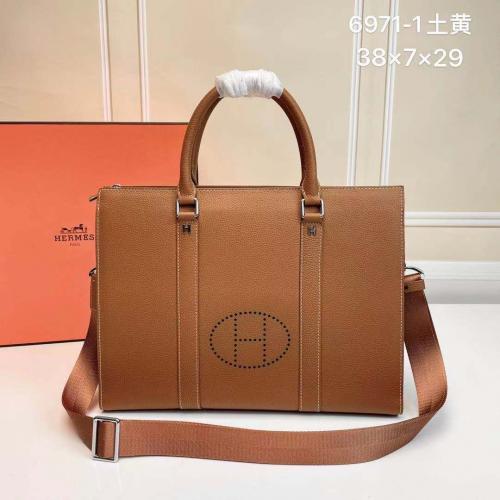 2色★安心★追跡付 Hermes エルメス ビジネスバッグ 6971-1 メンズ 実物の写真 超スーパーコピーバッグN品代引き対応国内発送後払い送料無料安全必ず届く信用できるサイト