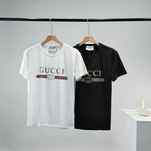 人気が爆発 Gucci グッチ Tシャツ 2色 メンズ/レディース 半袖 実物の写真 スーパーコピーN品代引き対応国内発送後払い送料無料安全必ず届く信用できるサイト