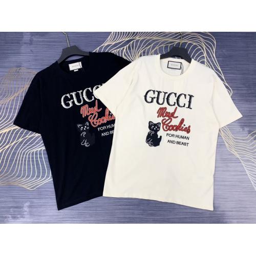 人気が爆発 Gucci グッチ Tシャツ メンズ/レディース 2色 半袖 実物の写真 スーパーコピーN品代引き対応国内発送後払い送料無料安全必ず届く信用できるサイト