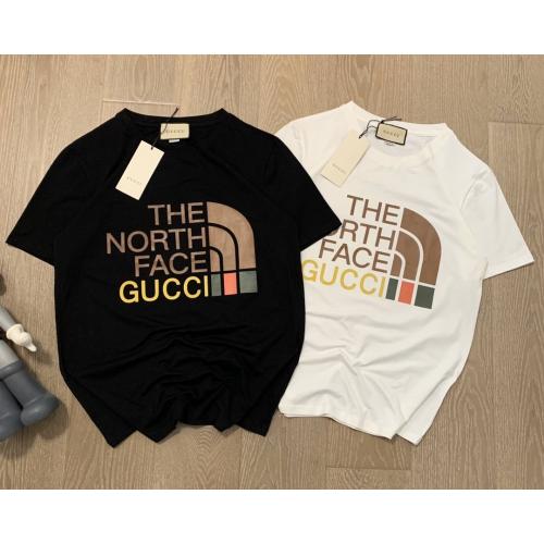 人気が爆発 Gucci グッチ&The North Faceノースフェイス  Tシャツ メンズ/レディース 2色 半袖 実物の写真 スーパーコピーN品代引き対応国内発送後払い送料無料安全必ず届く信用で...