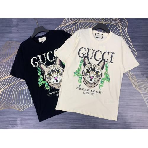 人気が爆発 Gucci グッチ Tシャツ メンズ/レディース 2色  半袖 実物の写真 スーパーコピーN品代引き対応国内発送後払い送料無料安全必ず届く信用できるサイト