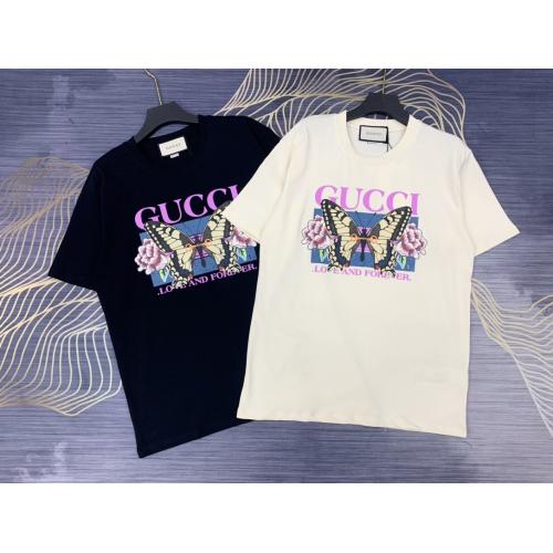 人気が爆発 Gucci グッチ Tシャツ メンズ/レディース 2色 半袖 実物の写真 スーパーコピーN品代引き対応国内発送後払い送料無料安全必ず届く信用できるサイト