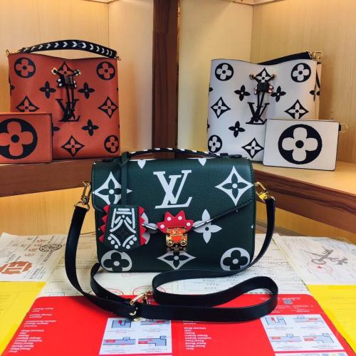 3色ばれない ルイヴィトン Louis Vuitton  CRAFTY POCHETTE MÉTIS ショルダーバッグ  m45385 m45384 m40780レディース スーパーコピーバッグN品代...