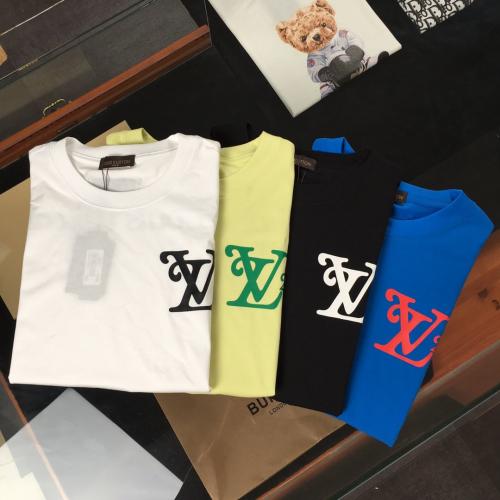 4色最高品質N品ルイヴィトン Louis Vuitton 半袖Tシャツ 実物の写真 メンズ/レディース スーパーコピー服代引き可能国内発送後払い安全必ず届く信用できるサイト