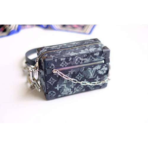 ルイヴィトンレプリカバッグ代引きLOUIS VUITTON ミニ ソフトトランク 2102LTJ590-M80033