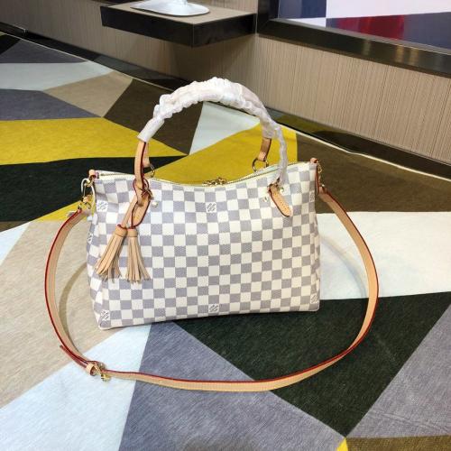 3色 ばれないルイヴィトン Louis Vuitton N40022  Damier Azur Lymingtonショルダーバッグ ハンドバッグ 実物の写真 N品スーパーコピー代引き対応国内発送後払い...