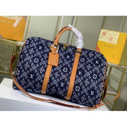 2色 ばれないルイヴィトン Louis Vuitton ボストンバッグ M57340 デニム Crafty1854  実物の写真 N品スーパーコピー代引き対応国内発送後払い安全必ず届く優良サイト