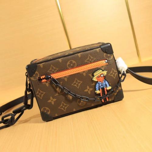 人気が爆発 ルイヴィトン Louis Vuitton ショルダーバッグ Mini Soft Trunk 実物の写真 N品スーパーコピー代引き可能国内発送後払い安全必ず届く信用できるサイト
