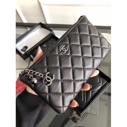 お洒落に魅せる Chanel シャネル 6601 ファスナー長財布 実物の写真 N品スーパーコピー財布代引き可能国内発送後払い安全必ず届く信用できるサイト