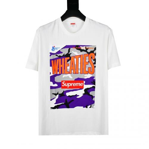 2色口コミ夏物Supreme シュプリーム 21ss Week6  x Wheaties Tee 半袖Tシャツ 実物の写真 N品スーパーコピー服代引き対応国内発送後払い安全必ず届く信用できるサイト