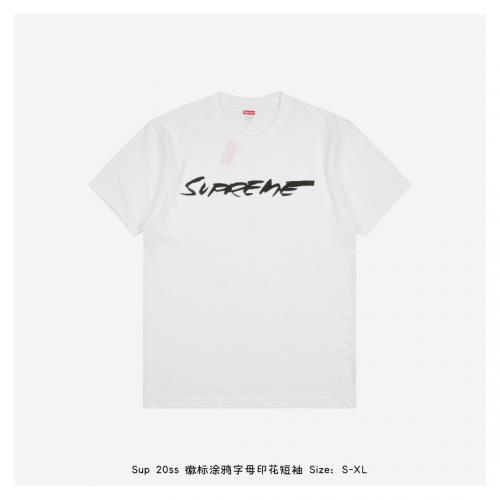 2色口コミ夏物Supreme シュプリーム 20FW Futura Logo tee半袖Tシャツ 実物の写真 N品スーパーコピー服代引き対応国内発送後払い安全必ず届く信用できるサイト