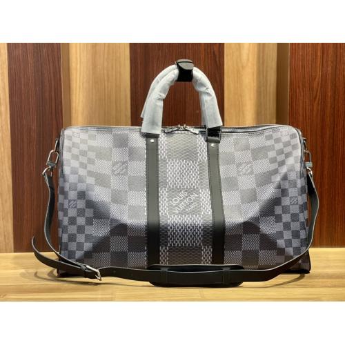 ルイヴィトン スーパーコピー N50016 ボストンバッグ Keepall Bandoulière 50 Damier Graphite 3D 実物の写真 N品 2021最安値 レプリカバッグ代引き対...