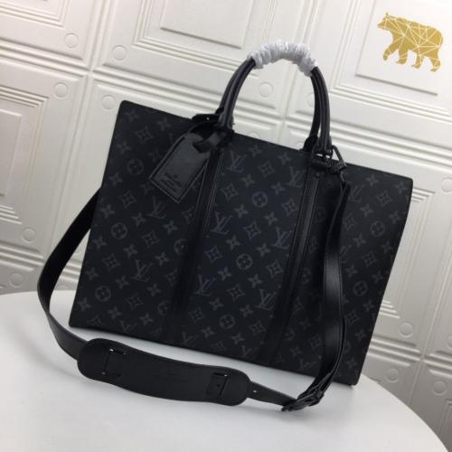 ルイヴィトン Louis Vuitton SAC PLAT HORIZONTAL ZIPPÉ M45265 ビジネスバッグ 実物の写真 N品スーパーコピー代引き対応国内発送後払い安全必ず届