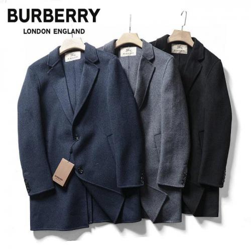 Burberry バーバリー ジャーファッション手作りコート細かい技量ビジネス折り襟絶妙絶妙高級感 気質2色 スーパーレプリカ優良サイト