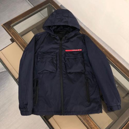 222最新/限定 入手が困難な プラダ PRADA M L XL XXL XXXL メンズ必需品 細心注意を払う技量  2色 ファッション 百搭 高品質 Men 快適 秋冬必備服 ジャケット コート ...