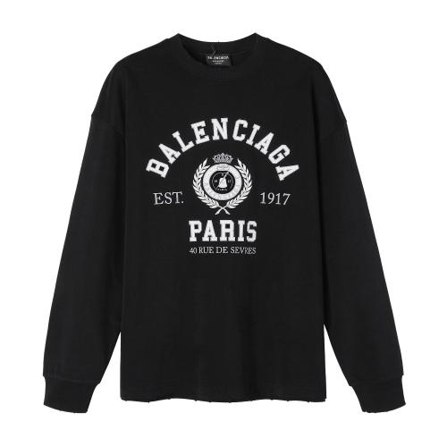 バレンシアガ BALENCIAGA メンズレディースラウンドネック 刷高品質同じスタイル芸能人 偽物国内発送ランキング