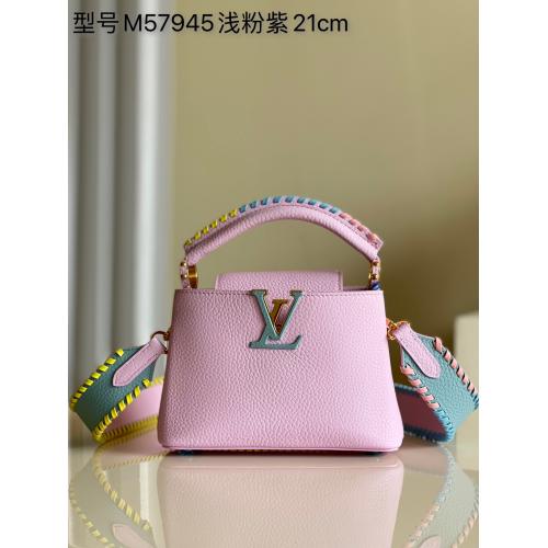 LOUIS VUITTON ルイヴィトンスーパーコピーN級品 カプシーヌ MINI ハンドバッグ 2111DNJ1000-M57945-1