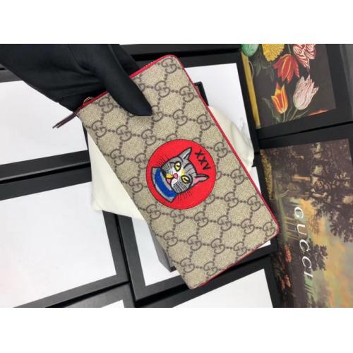 グッチ 長財布 レディース GUCCI ラウンドファスナー長財布 499384-2