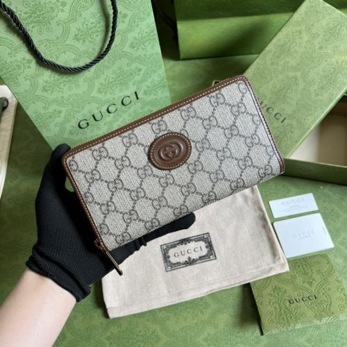 新作通販 GUCCI グッチスーパーコピーN級品 ラウンドファスナー式財布 2111XXZJ230-673003