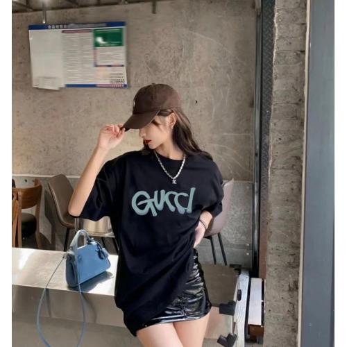 グッチ ゆったり 男女着 半袖 Ｔシャツ トップス 2302AONEJ170-GU2429