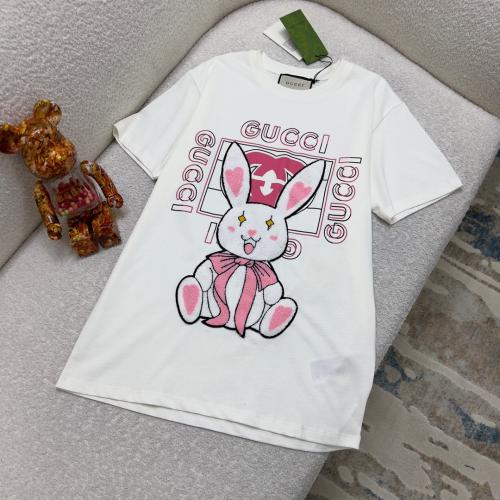 グッチ ゆったり サマー 半袖 Ｔシャツ コットン 2302LDJ130-GU2440