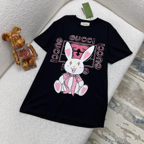 グッチ ゆったり サマー 半袖 Ｔシャツ コットン 2302LDJ130-GU2441