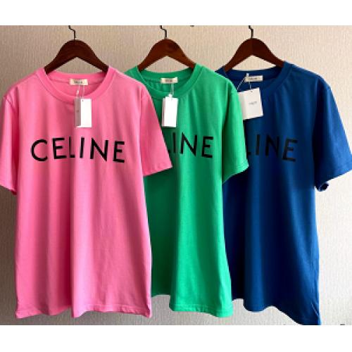 2022春夏★Celineｔシャツコピーセリーヌ人気エレガント高級ファッション鮮やかな半袖