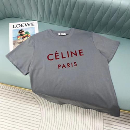 今最もHOTなCELINE セリーヌ半袖Tシャツコピー 高品質 ユニセックス oversize 今季の流行おすすめ新作