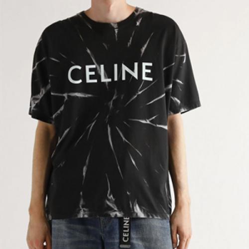 CELINE ロゴタイダイ柄 ルーズ Tシャツスーパーコピー セリーヌ2022ss ユニセックス 夏に欠けない一品