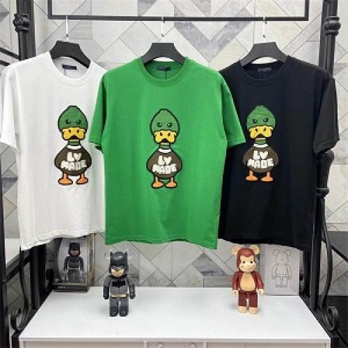 LV 2022ルイヴィトンｔシャツコピーインタルシアジャカードダックショートスリーブクルーネック1A9GOM