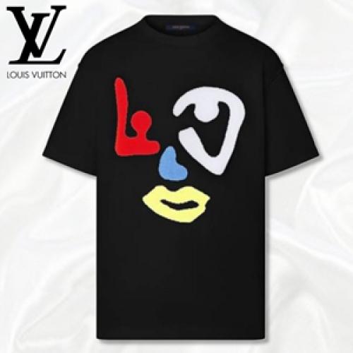 お買い得22-23AW最高品質ルイヴィトン 半袖ｔシャツ偽物 LOUIS VUITTON ショートスリーブクルーネック