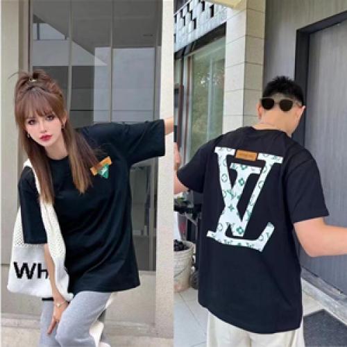 【NEW IN!】LOUIS VUITTON ルイヴィトン 半袖Tシャツ 偽物 カップルペアルック 着回しの効くアイテム