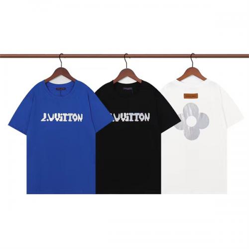 新作もセール価格! 2色可選 L.VUITTON ルイヴィトン偽物 半袖Tシャツ 着れてオシャレに魅せれ オーバーサイズ