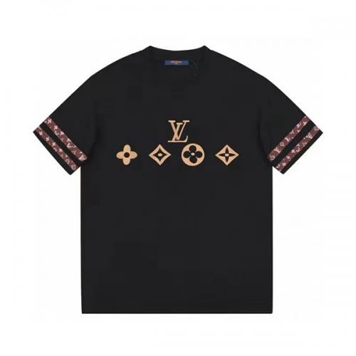 LOUIS VUITTON ルイ ヴィトン 半袖Tシャツコピー 激安 高品質の刺繍入り 肌触りの着心地が良い 着回し抜群