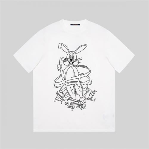 2023春夏新作 LOUIS VUITTON コピー Tシャツ ルイヴィトン ジャカ一ド Bugs Bunny コラボ