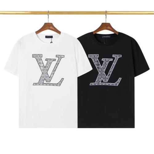 LOUIS VUITTON 偽物 Tシャツ ルイヴィトン ロゴ柄 プリント モダール生地