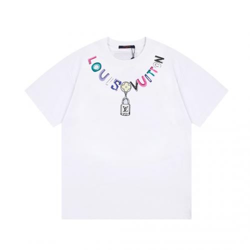 2024新入荷ルイヴィトン Louis Vuitton 半袖Tシャツ スーパーコピー代引き後払い対応国内発送口コミおすすめブランドコピーn級品安全なサイト