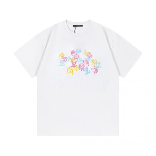 2024新入荷ルイヴィトン Louis Vuitton 半袖Tシャツ スーパーコピー代引き後払い対応国内発送口コミおすすめブランドコピーn級品安全なサイト