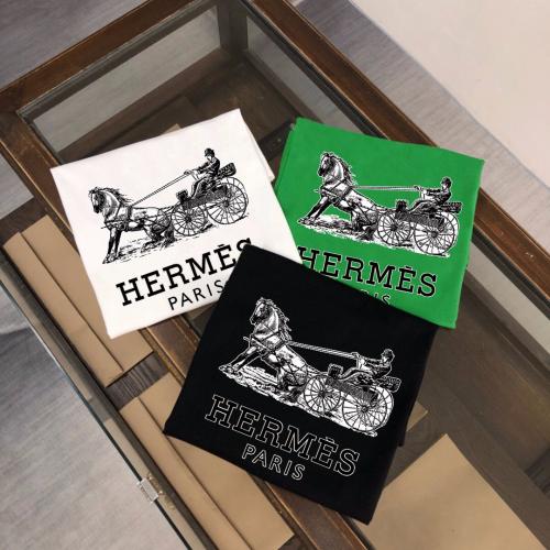 2024新入荷 エルメス Hermes 半袖Tシャツ 実物の写真スーパーコピー服N品代引き対応国内発送後払い安全必ず届く人気サイト