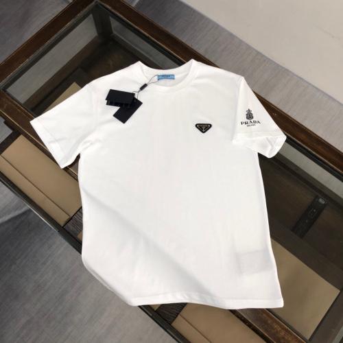 2024新入荷 プラダ Prada 半袖Tシャツ 実物の写真スーパーコピー服N品代引き対応国内発送後払い安全必ず届く人気サイト