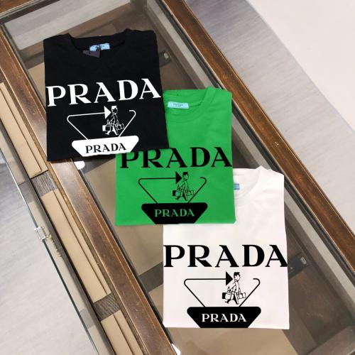 2024新入荷 プラダ Prada 半袖Tシャツ 実物の写真スーパーコピー服N品代引き対応国内発送後払い安全必ず届く人気サイト